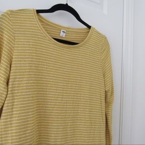 old navy striped long-sleeve tee